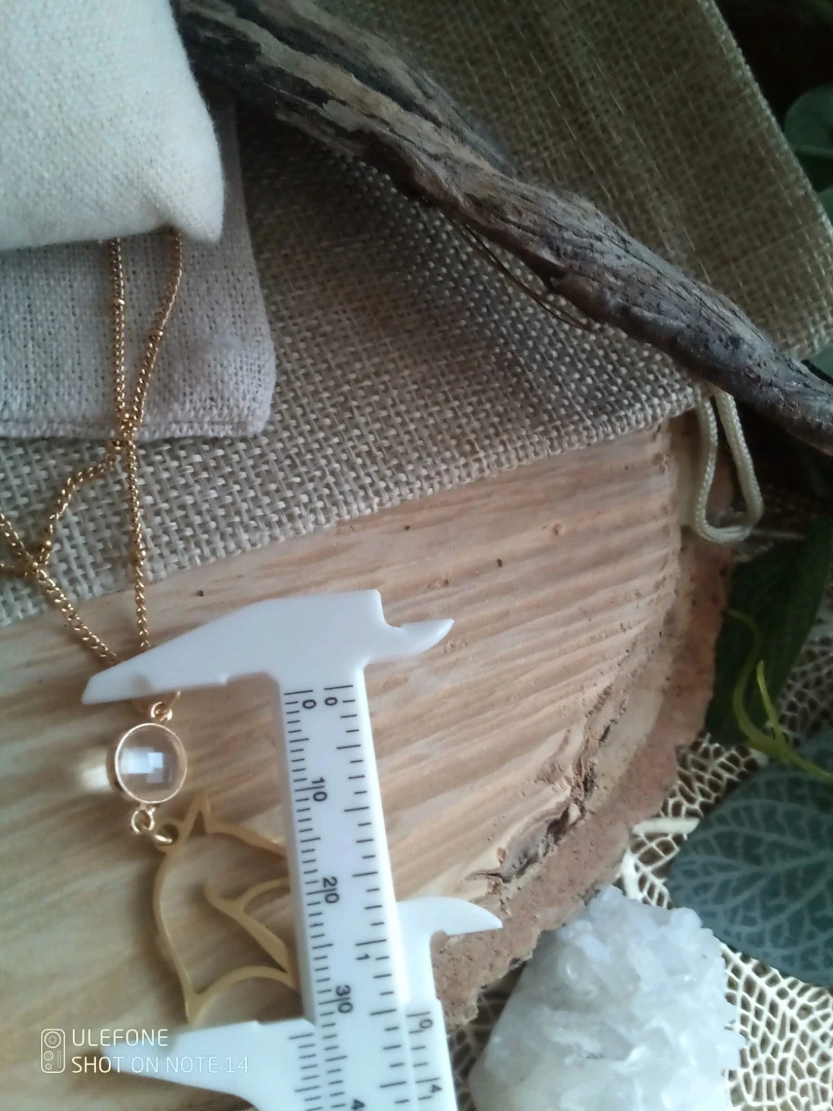 Collier cristal de quartz et cheval – photo 2
